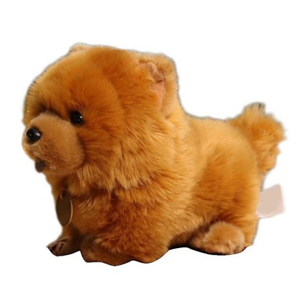 25cm(10 tum) Söt Chow Chow Plyschleksak Mjukt Stoppat Djur Gosedjur Kudde Soffa Säng Dekoration Present