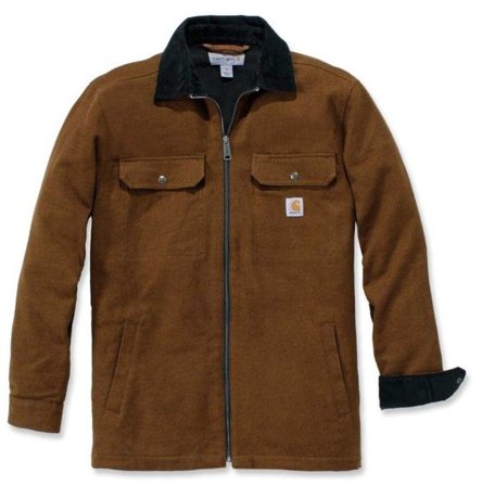 Carhartt Workwear Carhartt M's Pawnee Zip Shirt Jac Oiled Walnut