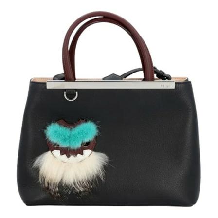 Fendi Vintage Pre-owned Canvas handTass , Zwart , Dames , Maat: ONE Size Vintage Tassen