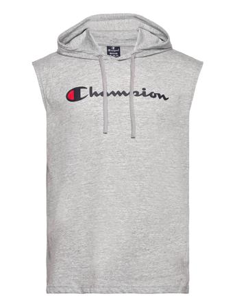 Hooded Sleeveless T-Shirt Grey Champion
