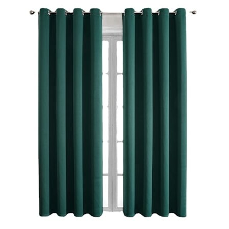 Gardiner ugjennomsiktige gardiner kuldebeskyttelsesgardiner med krølltape