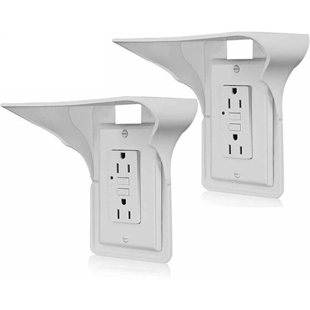 Portable Wall Outlet Shelf No Drilling, Easy Storage for Single Outlet_OF