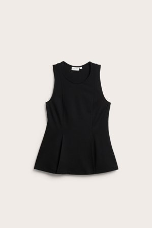 Kappahl | Peplumtopp | Svart