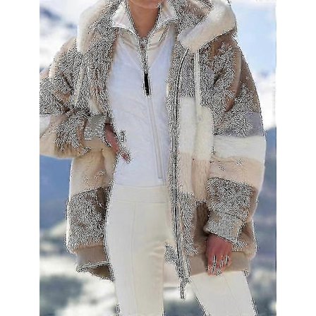 Casual Jakke Herrejakker Frakker Lynlås Hip Hop Ny Efterår Og Vinter Løs Plys Flerfarvet Hættejakke Til Mænd Og