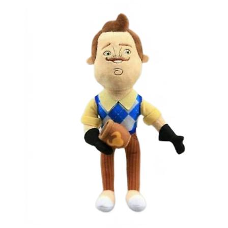 Hej Granne Ficklampa Granne Plysch Figurleksak Fylld