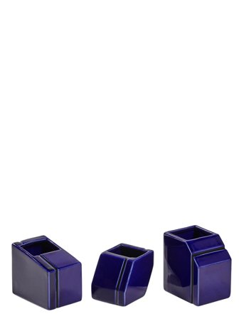 Serax Vase Mini Blue Silos Set/3 - Navy - ONE SIZE