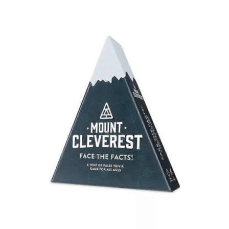 MOUNT CLEVEREST - Kohtaa tosiasiat! Totta vai epätotta -tietokilpailupeli Hauska perheen korttipeli