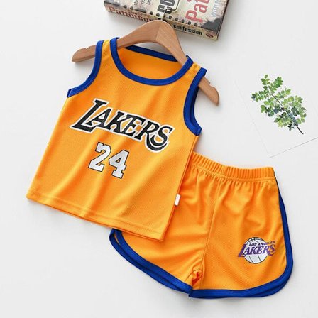 Kids Summer #24 LAKERS Casual Sports Basket Set 130cm