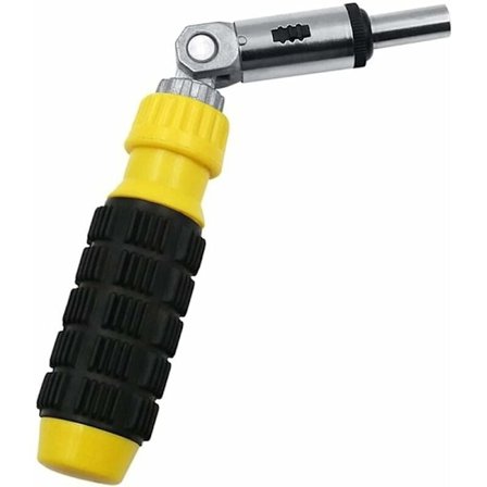 Multifunksjonell skralle skrutrekker justerbar fra 0 til 180 grader