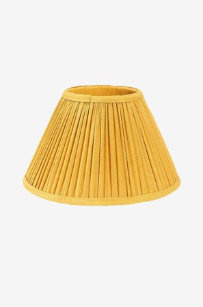 PR Home - Lampskärm Stella Plissé 25 cm - Gul - Lampskärmar - Från Homeroom