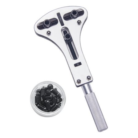 Klocknyckel med tre klor, klockfodralöppnare, klockreparationsverktyg