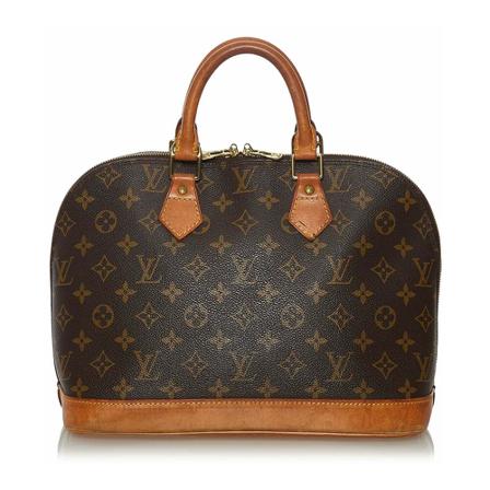 Louis Vuitton Vintage, Handbag Bruin, Dames, Maat:ONE Size