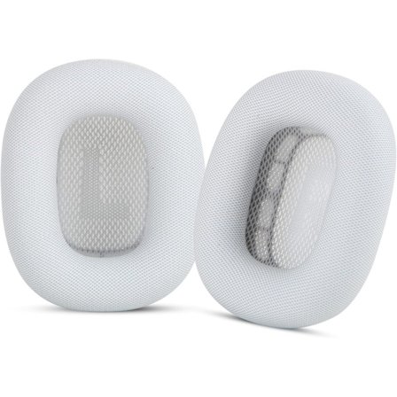 Earpadit AirPods Max -kuulokkeisiin Vaihtoehtoiset earpadit Proteiininahasta valmistetut korvatyynyt, muistivaahto valkoinen