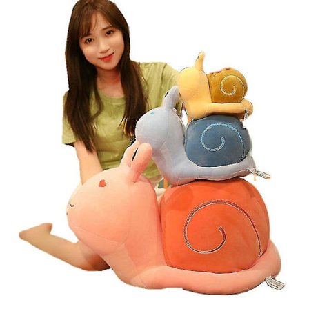 1 st 20cm-60cm Färgglada sniglar Plyschleksak Gosedjur Tecknad snigel Mjuk Baby gosdocka Kudde Barnleksaker Födelsedagspresent