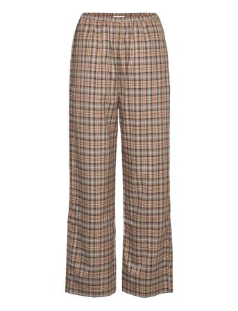 Davey Pants Byxa Med Raka Ben Beige NORR
