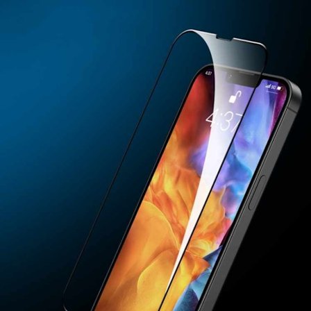 iPhone 13 Pro Max / iPhone 14 Plus - Heltäckande Härdat Skyddsglas