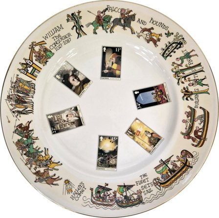 Guernsey 1987 - 900-året for Vilhelm Erobreren - frimærkeplatten