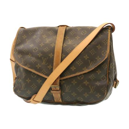 Louis Vuitton Vintage Pre-owned Saumur 35 Brun, Dame Vintage Tasker, Størrelse: ONE Size