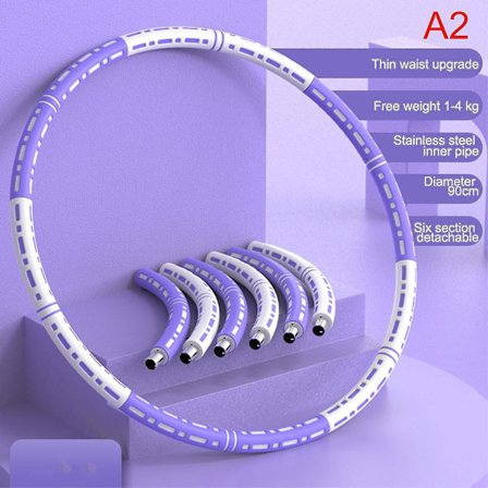 6-delt avtakbar treningsring i rustfritt stål for enkel sport