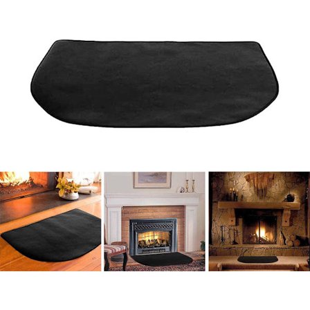 Peismatte - 106x61cm - Brannsikker matte - Svart