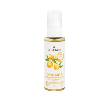 ORIENTANA Ansikts- och ögonmakeupborttagningsolja GOLDEN ORANGE 100 ml