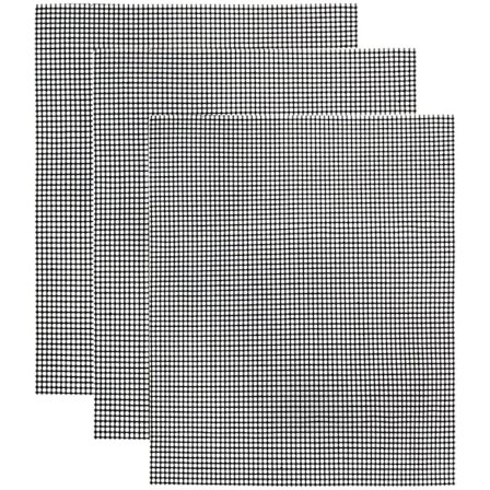 Grillnet/grillmåtte Non-stick Sort 3-pak