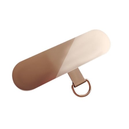 Phone case i metall Clip Phone Lanyard Packning Patch ROSE GULD