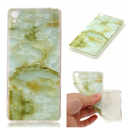 Marmormotiv Sony Xperia XA skal - Ljusgrön
