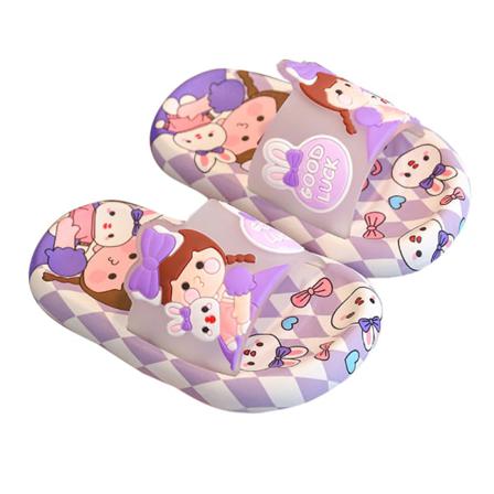 Flickor Tecknat Print Tofflor Open Toe Slides