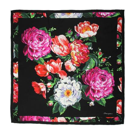 Dolce & Gabbana, Scarf Fn 090R Gdayw Hn 3Vw Czarny, Kobieta, Rozmiar: ONE Size