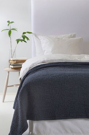 Himla - Sengeteppe Dani - Blå - Sengetepper - 260X260 - Fra Homeroom