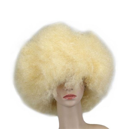 Afro Curly Wig Joker Cover GULD