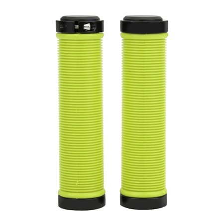 1 Par Plast Cykel Cykling Styre Halkfria Handtag Lås På Mountainbike Styrehandtag (gul)