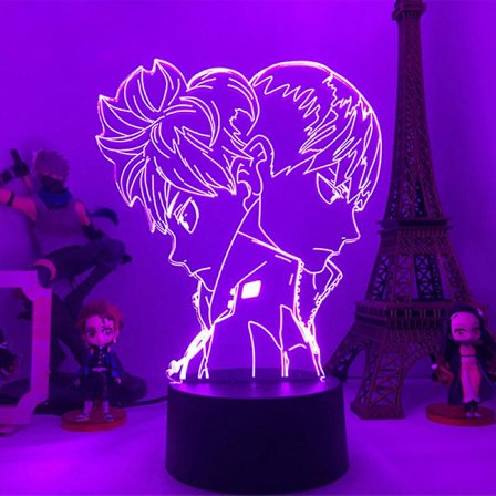 3D LED Nattlampa Anime Haikyuu Kozume Kenma(10)