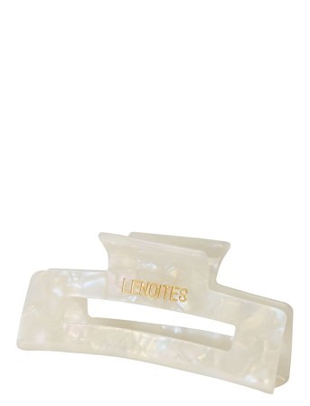 Lenoites Eco-Friendly Hair Claw Medium - Cream - ONE SIZE