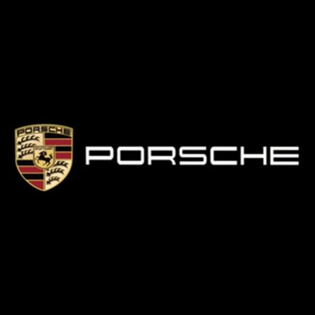 Bildekoration klistermærker, bilklistermærker, vinduesviskere, centrale kontrolvinduer, UV-personlige klistermærker - Porsche/5 pakke