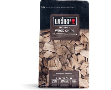 Weber Smoking Wood Chips Hickory - Hickory rökflis som ger grillköttet en fyllig smak