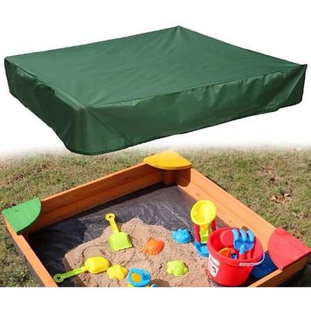 150*150*20cm - Støvbeskyttelse - Firkantet sandkasseovertræk m/ snøre - Oxford stof sandkasseovertræk