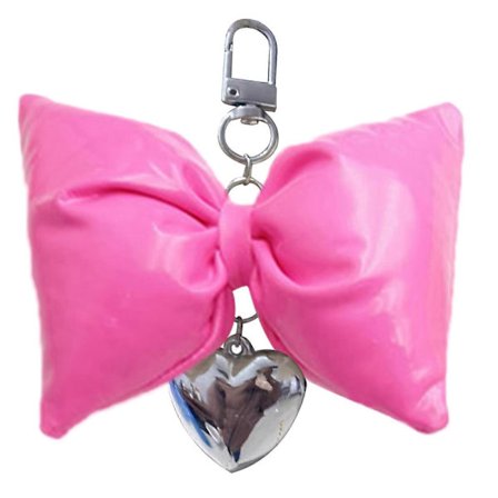 Elegant Bowknot Taske Vedhæng Letvægts Nøglering Taske Tilbehør Søde Nøgleringe Perfekt Gave til Studerende Professionelle