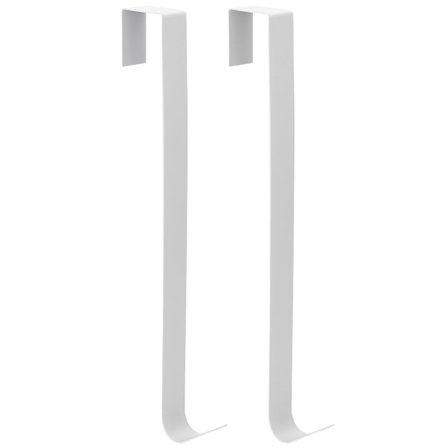 2 stk Smijern Innovativ Julgirland Krans Henger Dørkrok Juledekorasjoner Hvit