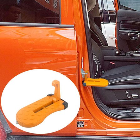 Hopfällbar Dörrlås-Krok Stegfotpedal Stege för Jeep Truck SUV