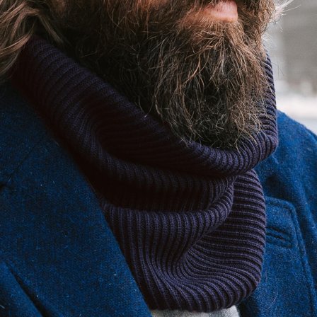 Frisco Marineblauer Urban Schlauchschal für Männer - Winterschals