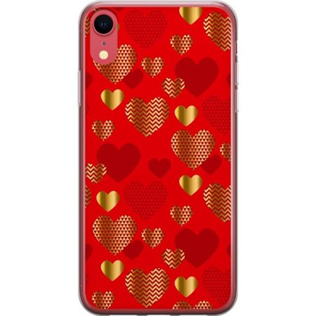 Yhteensopiva Puhelinkuori Apple Apple iPhone XR GoldenHearts
