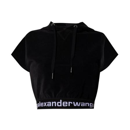 T By Alexander Wang - Toppar - Svart - Dam - Storlek: Xs, Dam, Storlek: XS