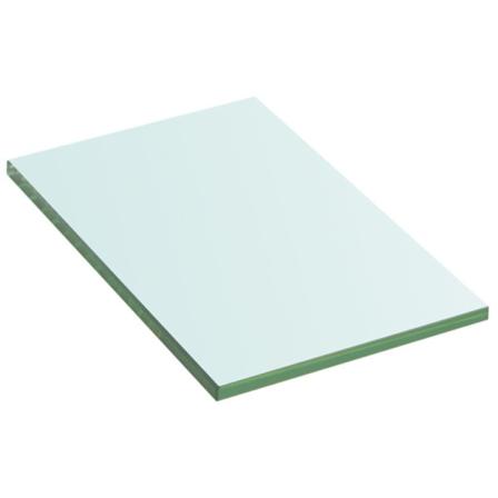 Vidaxl Hyllplan 2 St Glas Genomskinlig 20x12 Cm Transparent