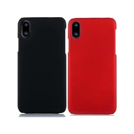 iPhone XS Ultratynn gummibelagt Matt svart deksel