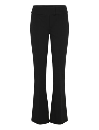 Soft Suit Flared Trousers Black Bubbleroom