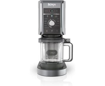 Ninja NC501EU CREAMi Deluxe 10-in-1 Glassmaskin Kraftfull maskin för glass och frysta drycker Cooking Glassmaskin - Glassmaskin