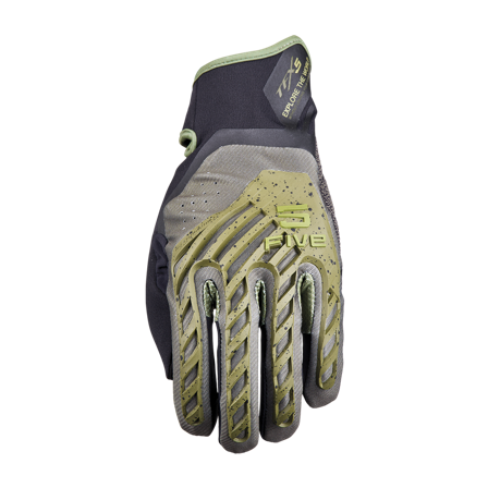 Guanti Moto Five TFX5 Nero/Khaki XL