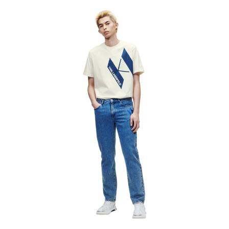 Karl Lagerfeld, Denim Pants W/ Big Kl Niebieski, Mężczyzna, Rozmiar: W31